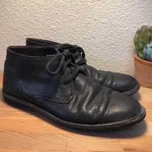 John Varvatos Hipster Chukka Leather Boot Black